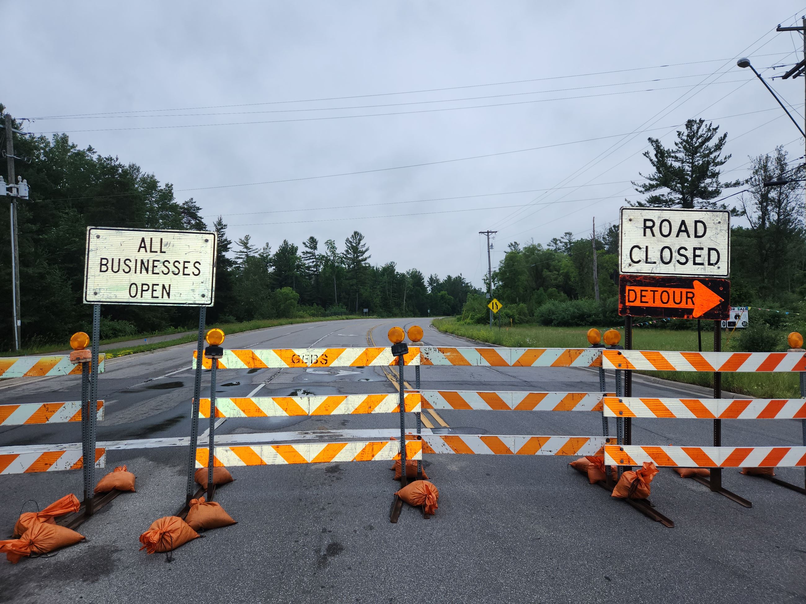 Road Closed - Detour - All Businesses Open